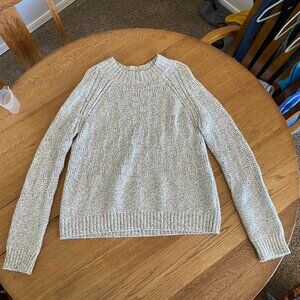 Large - Prana - Gray - Knit Sweater